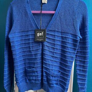 NEW - Sparkling blue GEF cardigan